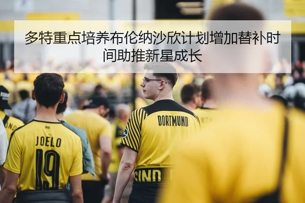 多特重点培养布伦纳沙欣计划增加替补时间助推新星成长